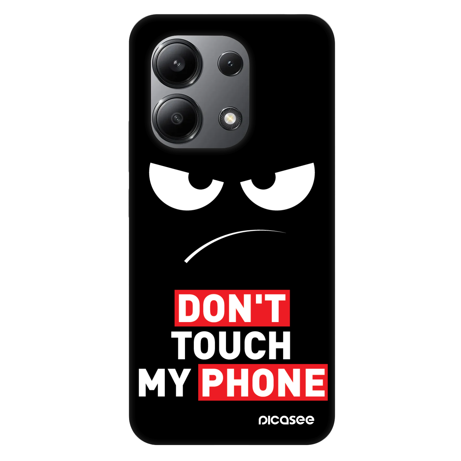 Picasee Fashion Case για Xiaomi Redmi Note 13 4G - Angry Eyes - Transparent