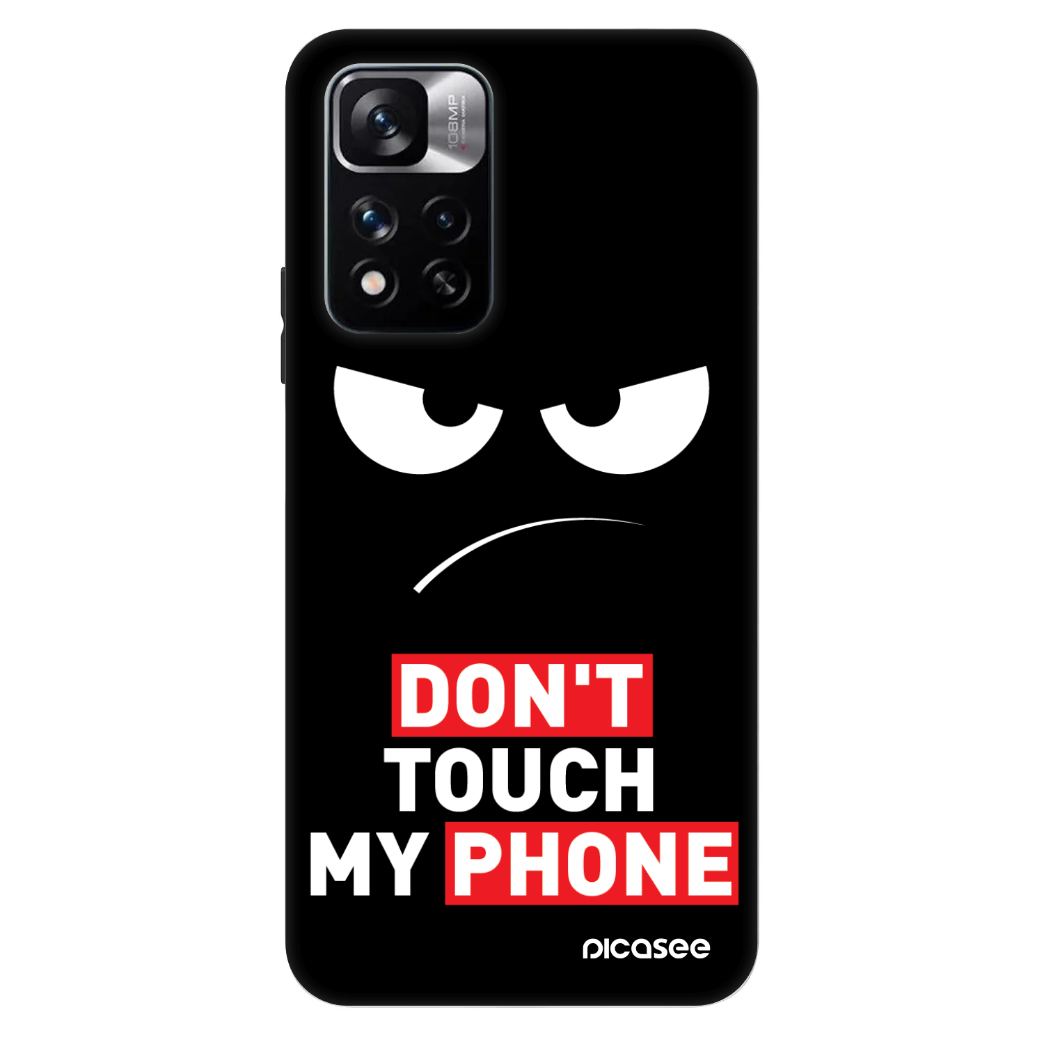 Picasee Fashion Case για Xiaomi Redmi Note 11 Pro - Angry Eyes - Transparent