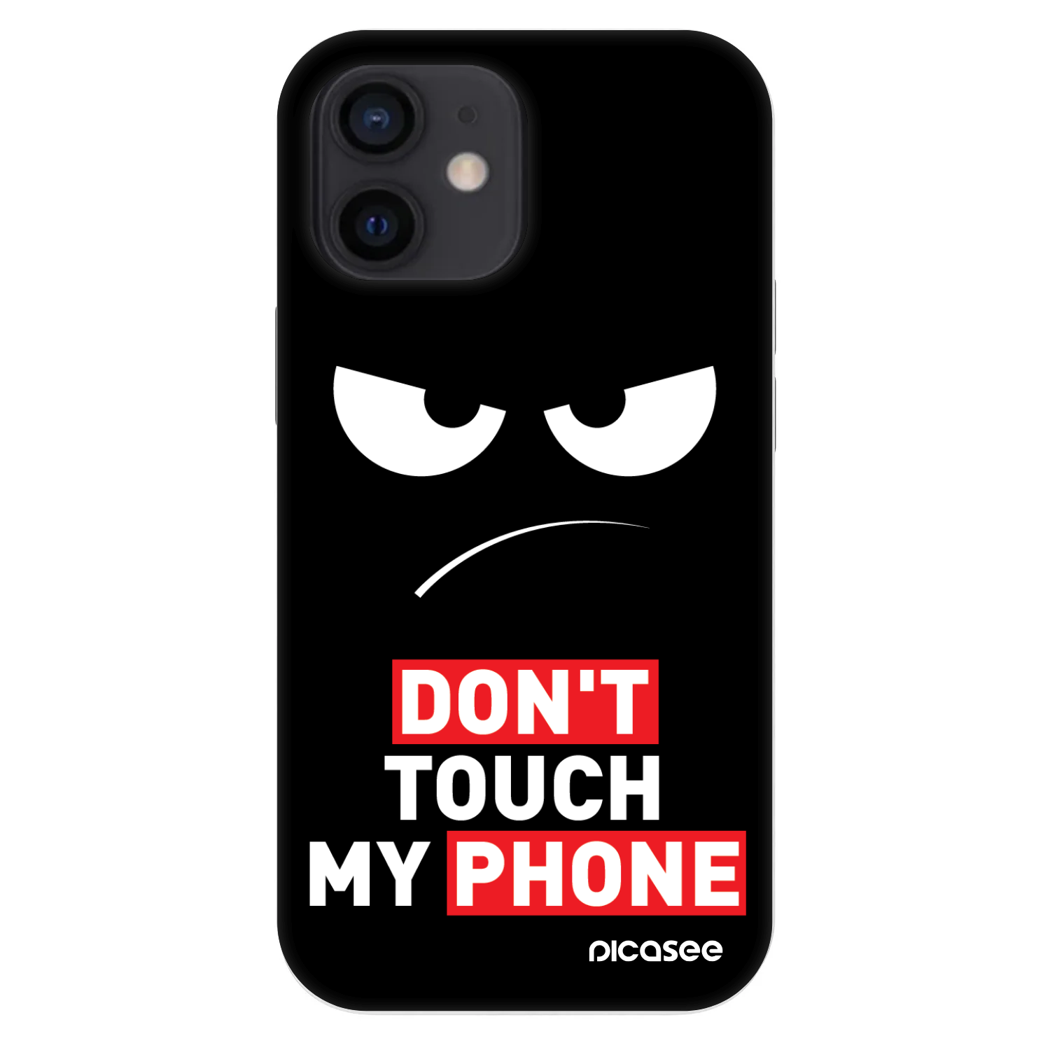 Picasee Fashion Case για Apple iPhone 12 mini - Angry Eyes - Transparent