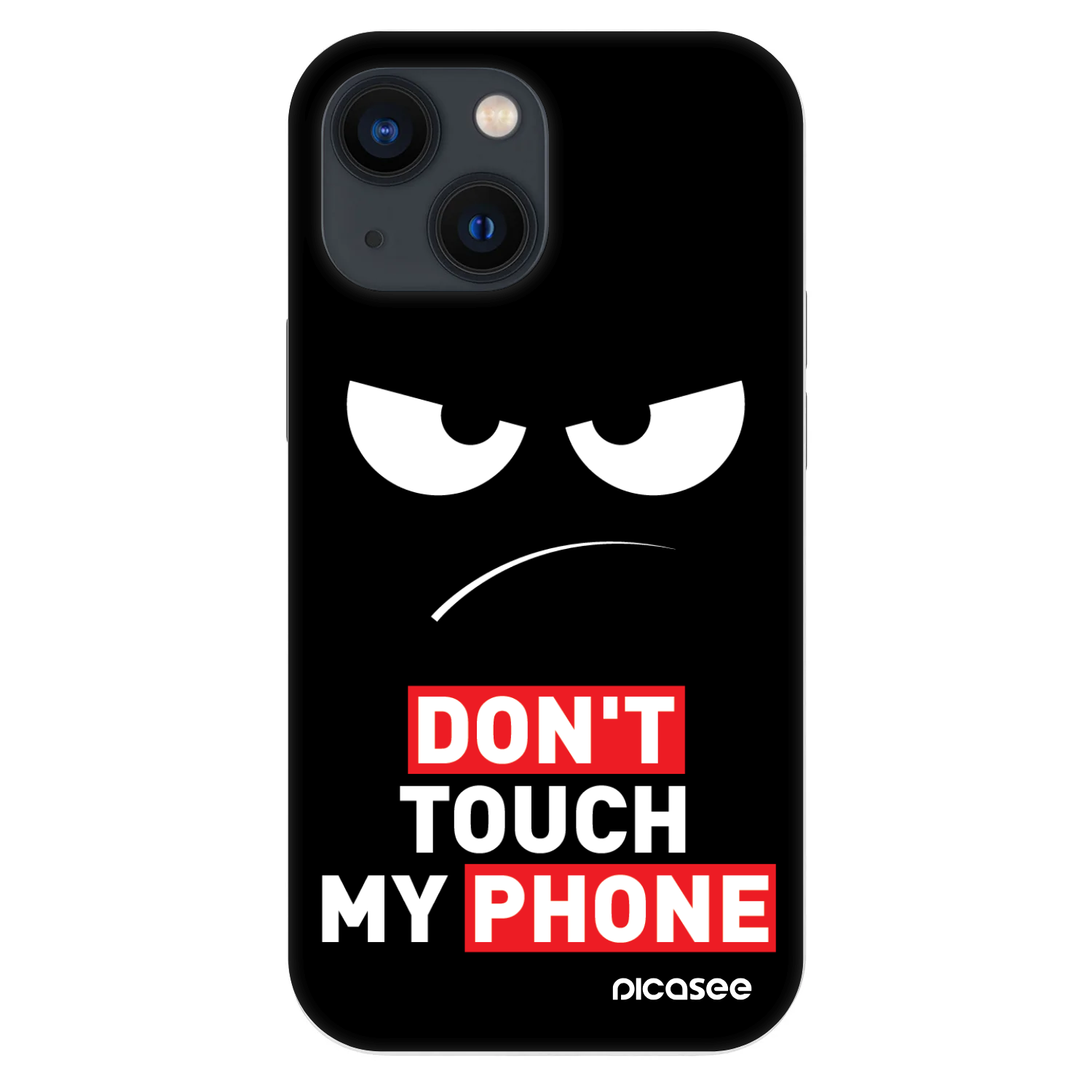 Picasee Fashion Case για Apple iPhone 13 mini - Angry Eyes - Transparent