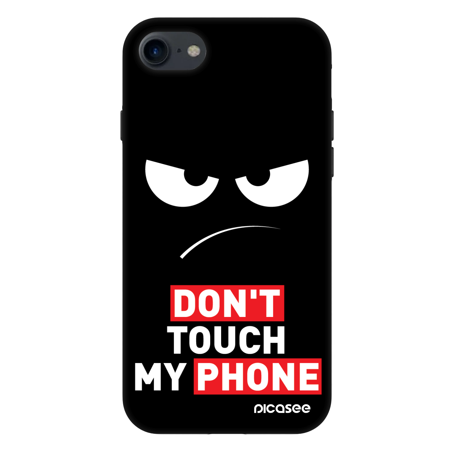 Picasee Fashion Case για Apple iPhone SE 2020 - Angry Eyes - Transparent