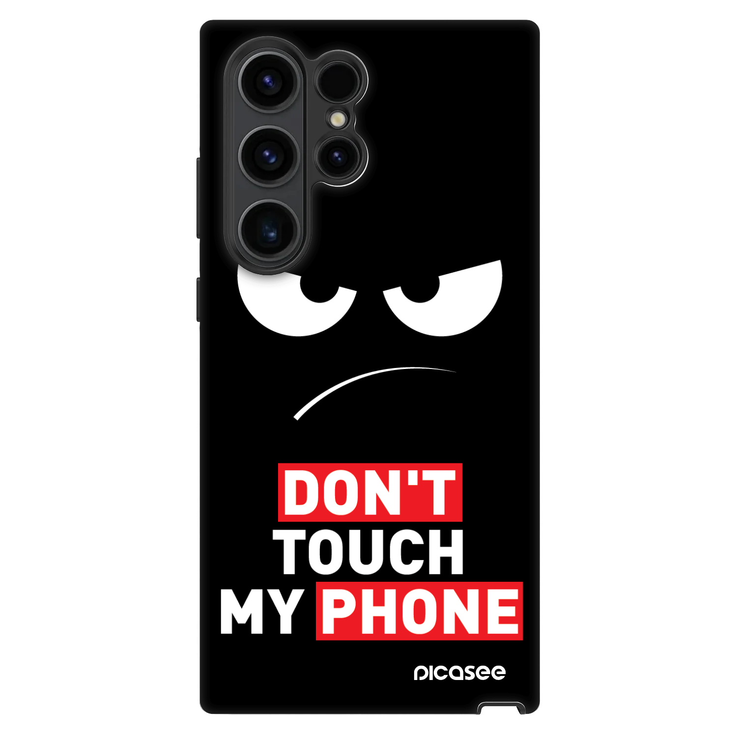 Picasee Fashion Case για Samsung Galaxy S23 Ultra 5G - Angry Eyes - Transparent