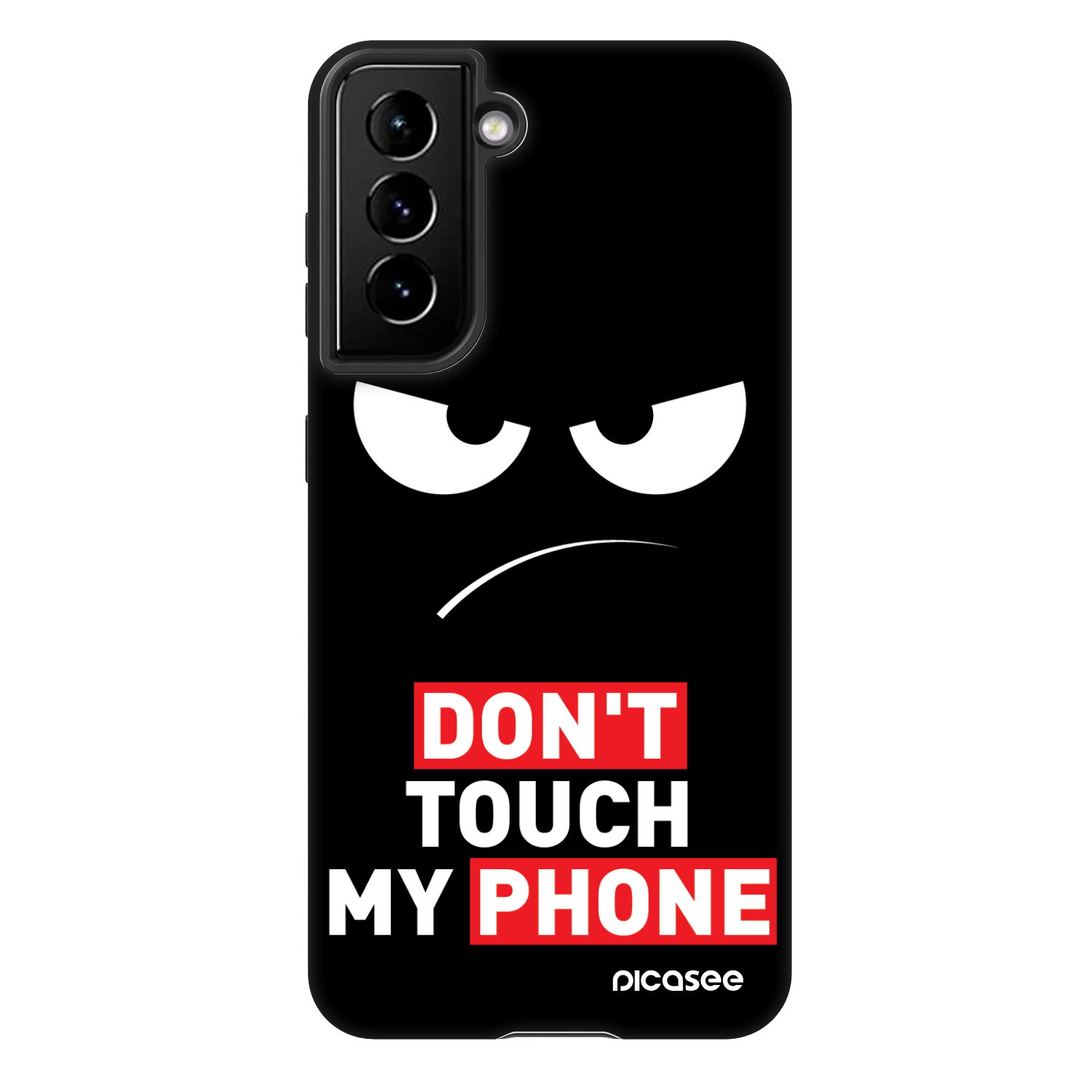 Picasee Fashion Case για Samsung Galaxy S21 5G G991B - Angry Eyes - Transparent