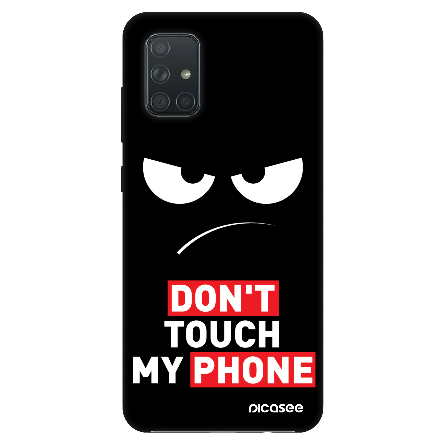 Picasee Fashion Case για Samsung Galaxy A71 A715F - Angry Eyes - Transparent