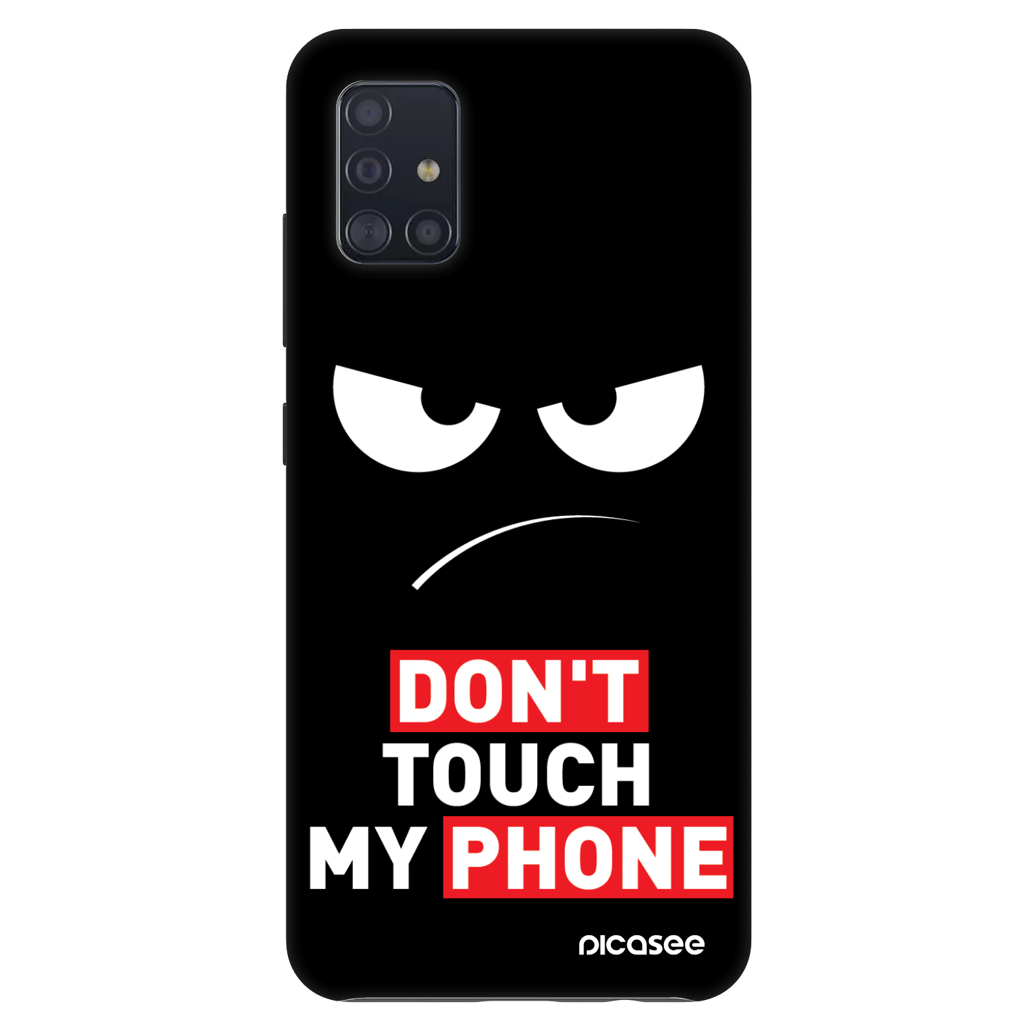 Picasee Fashion Case για Samsung Galaxy A51 A515F - Angry Eyes - Transparent