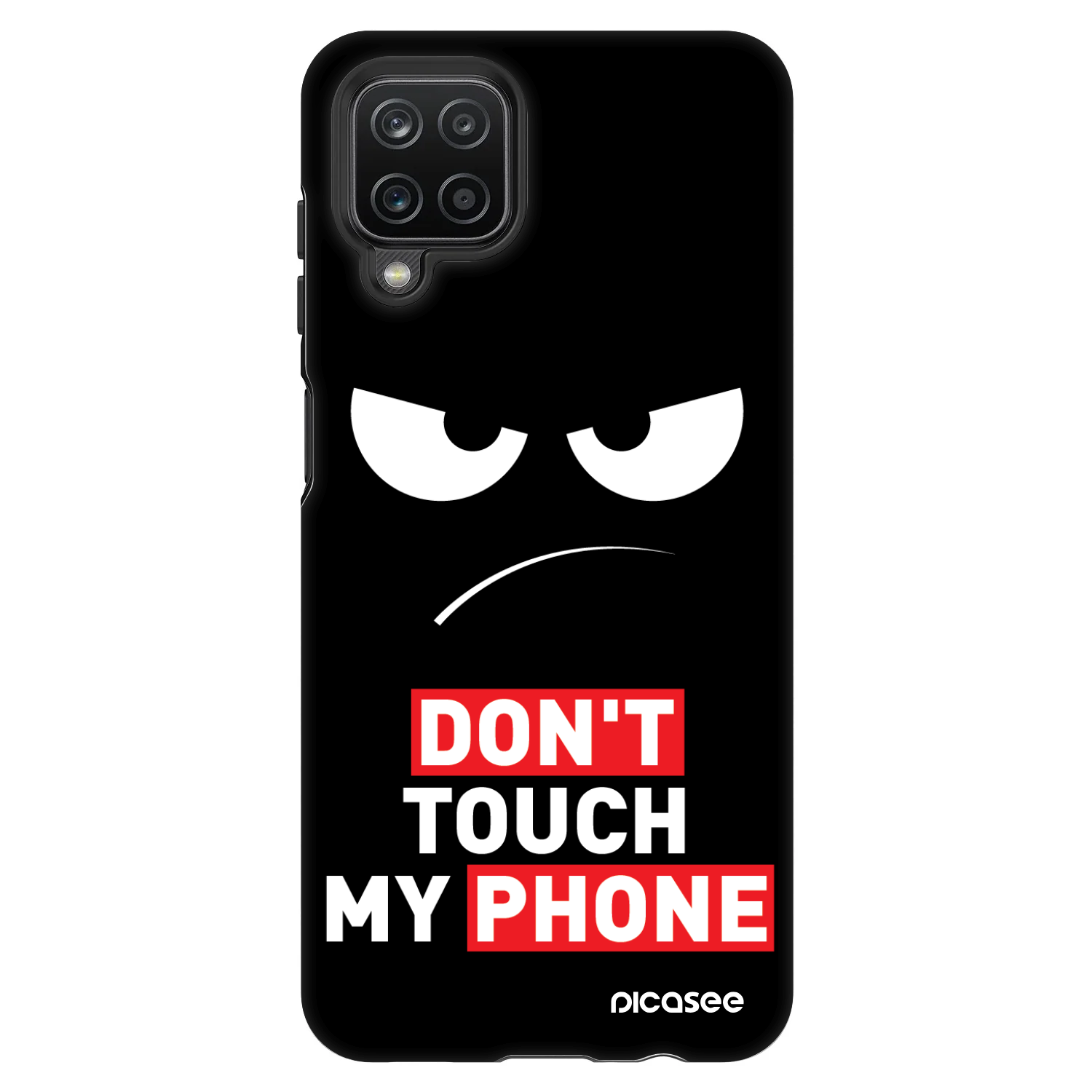 Picasee Fashion Case για Samsung Galaxy A12 A125F - Angry Eyes - Transparent