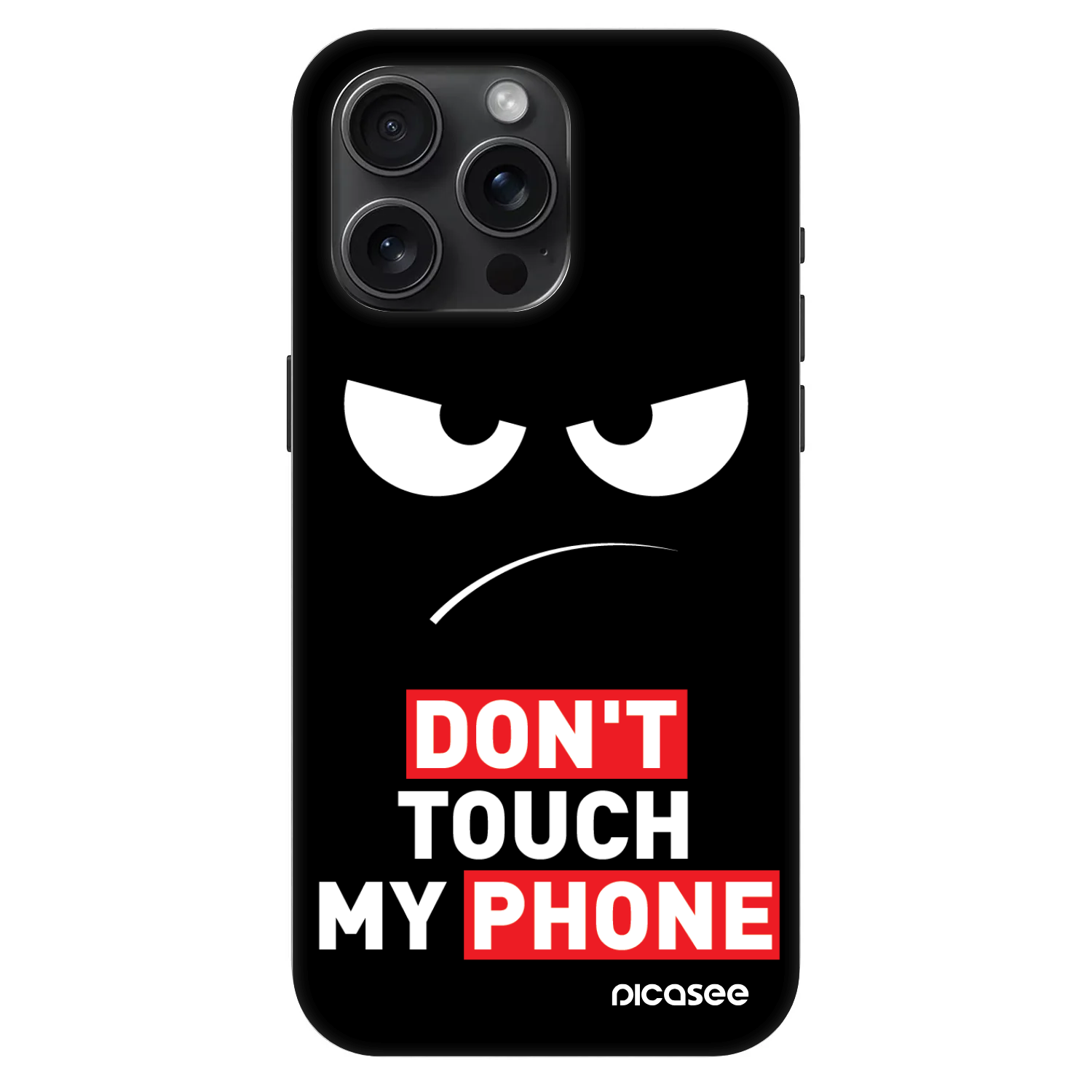 Picasee Fashion Case MagSafe για Apple iPhone 15 Pro Max - Angry Eyes - Transparent