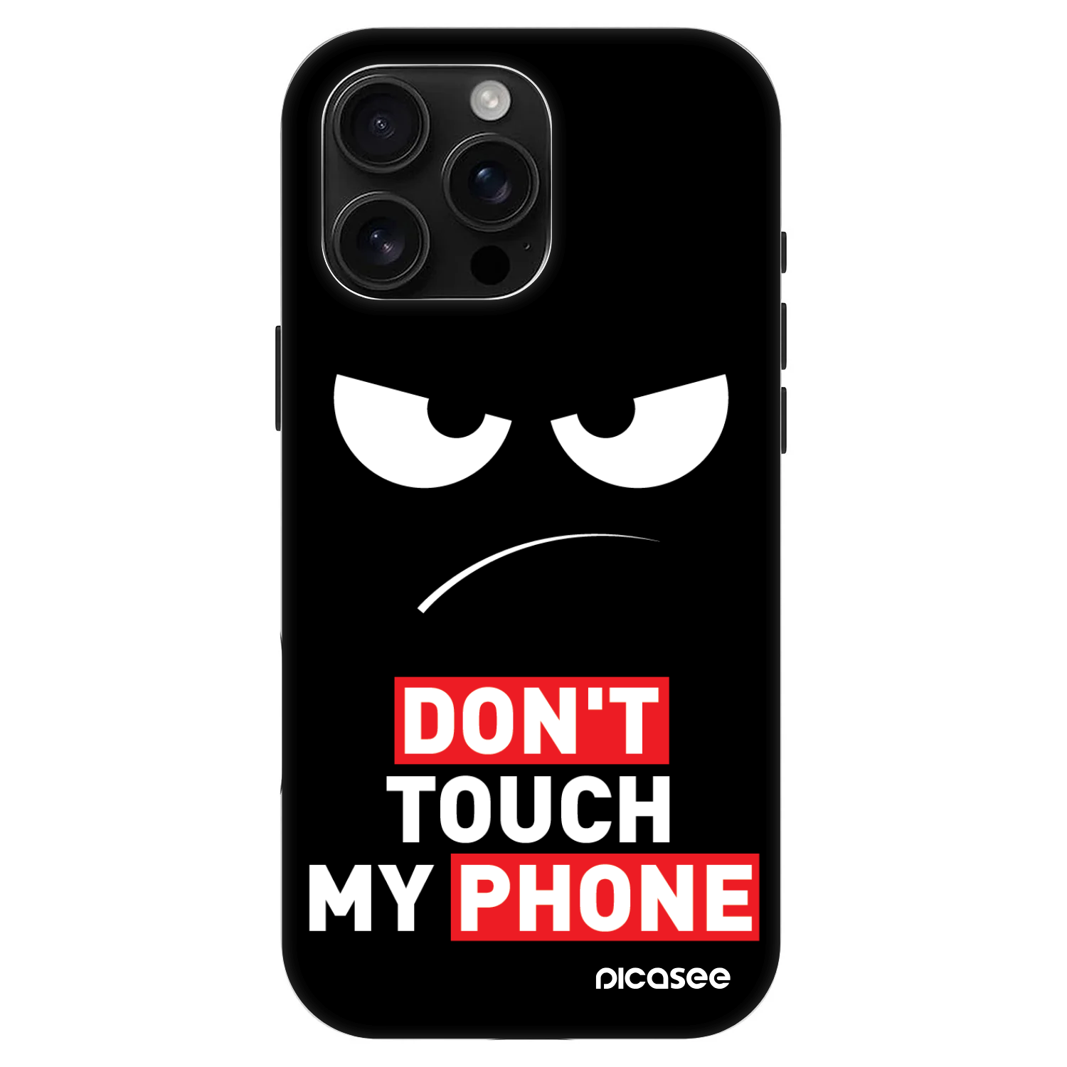 Picasee Fashion Case MagSafe για Apple iPhone 16 Pro Max - Angry Eyes - Transparent
