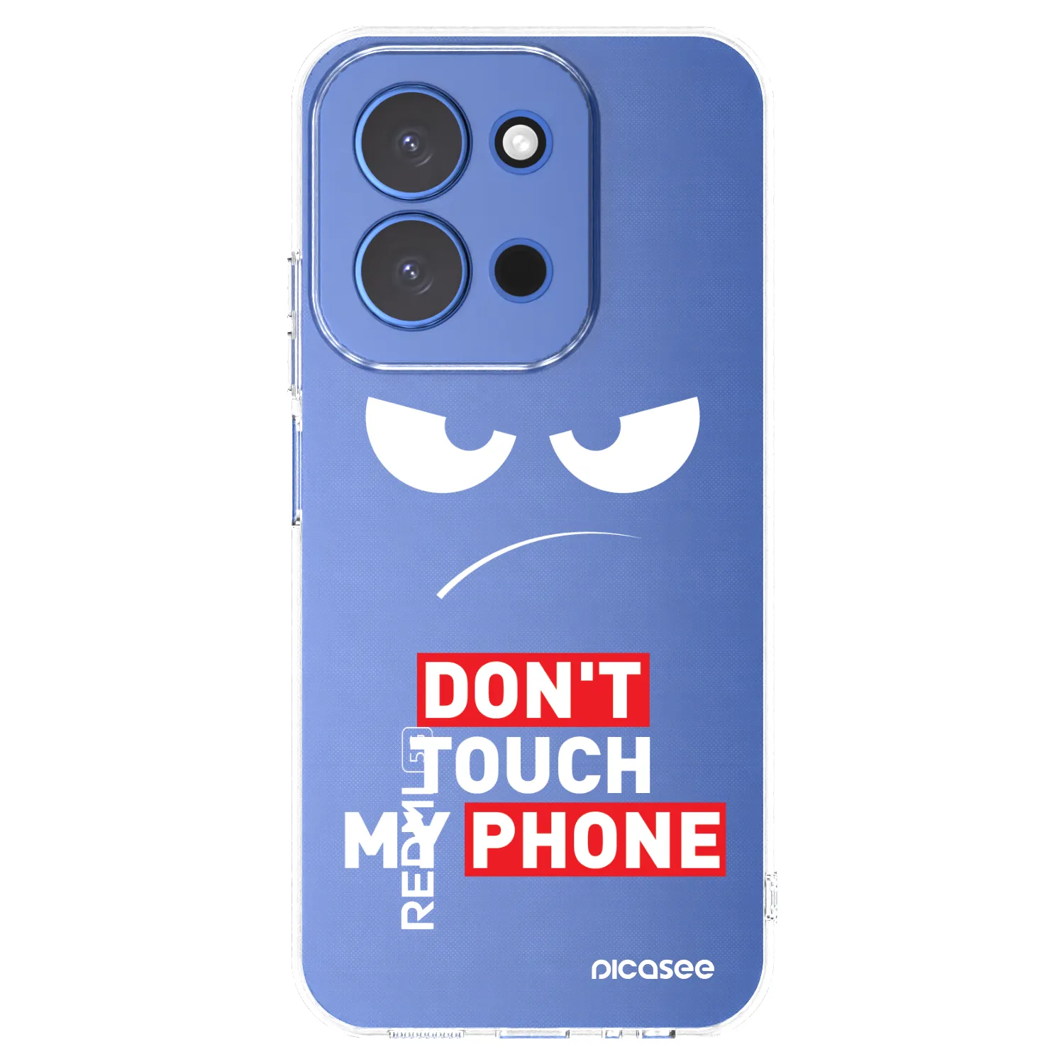 Picasee διαφανής θήκη σιλικόνης Xiaomi Redmi 15C 4G - Angry Eyes - Transparent
