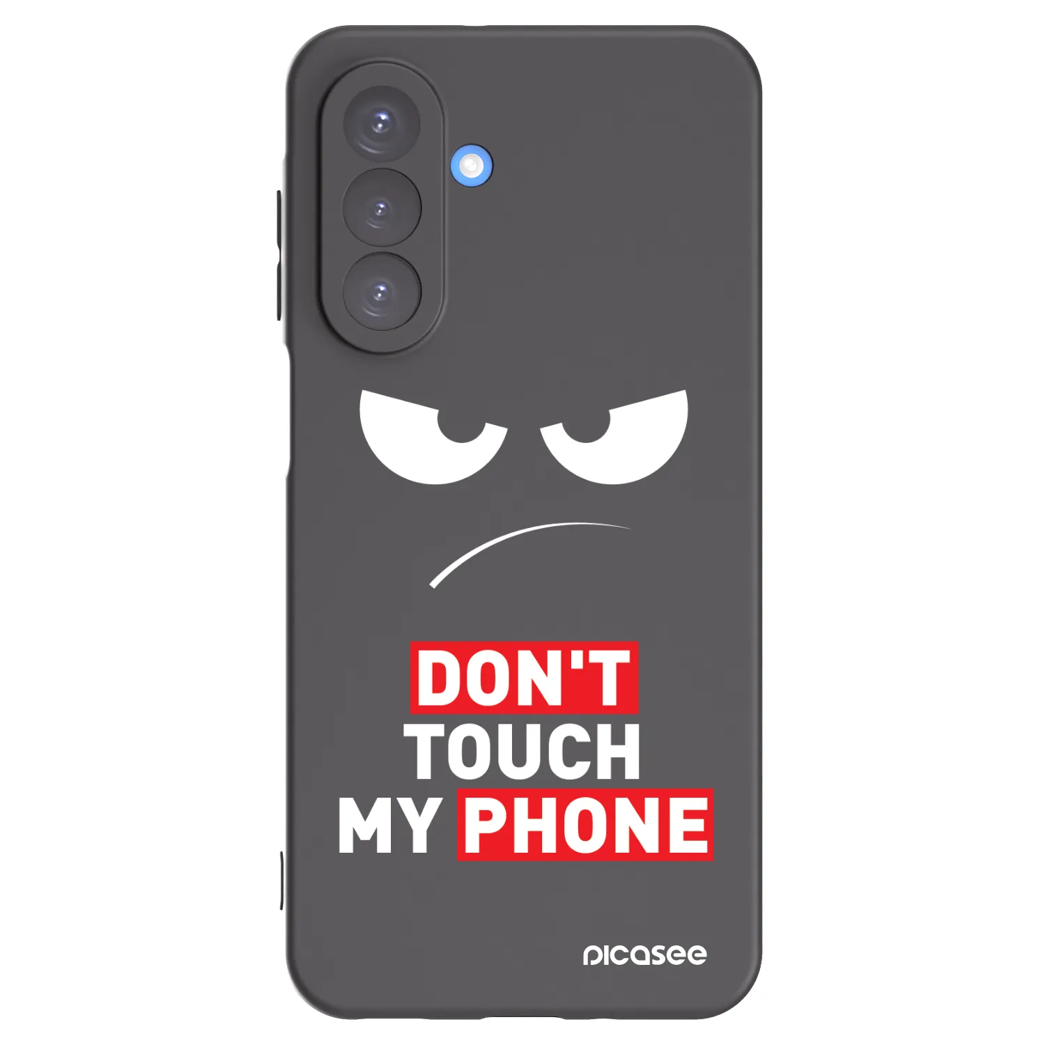 Picasee Μαύρη θήκη σιλικόνης για Samsung Galaxy A17 5G - Angry Eyes - Transparent