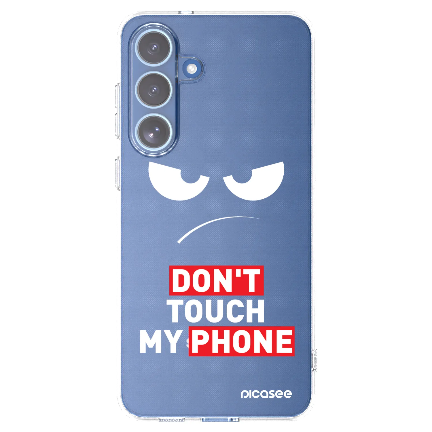 Picasee διαφανής θήκη σιλικόνης Samsung Galaxy S25 FE 5G - Angry Eyes - Transparent