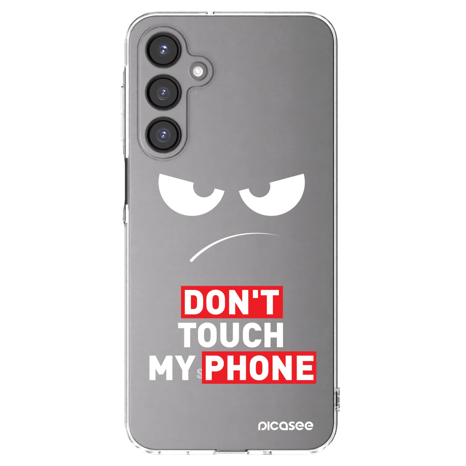 Picasee διαφανής θήκη σιλικόνης Samsung Galaxy A16 4G - Angry Eyes - Transparent