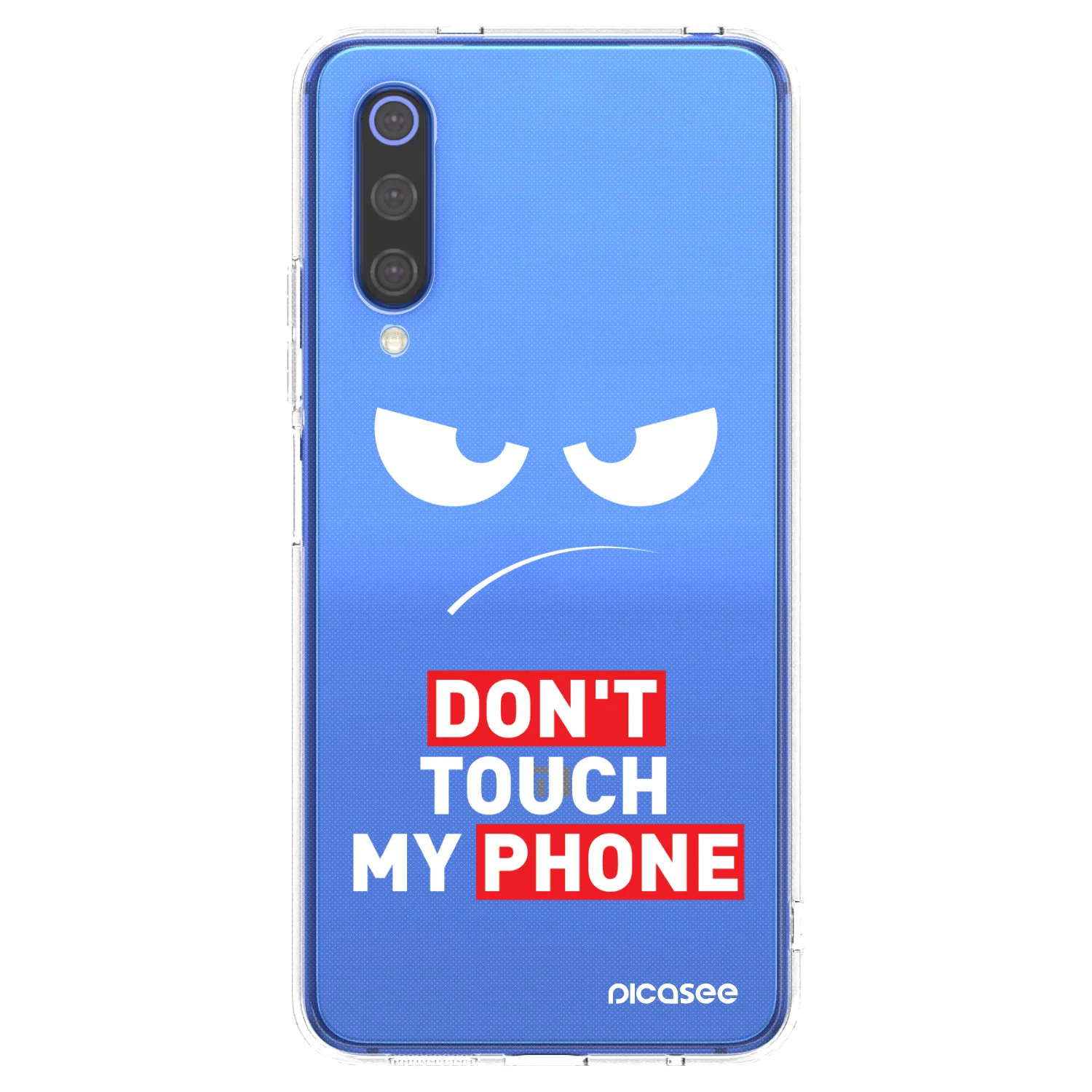 Picasee διαφανής θήκη σιλικόνης Xiaomi Mi 9 SE - Angry Eyes - Transparent