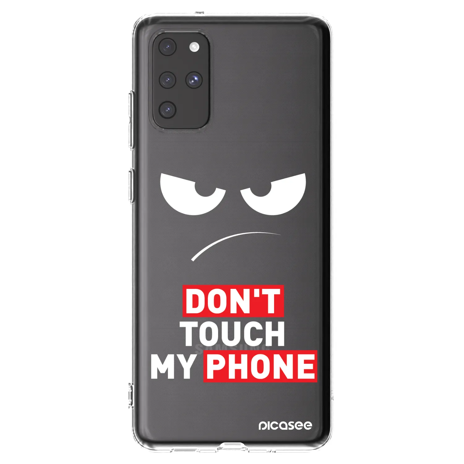 Picasee διαφανής θήκη σιλικόνης Samsung Galaxy S20+ G985F - Angry Eyes - Transparent