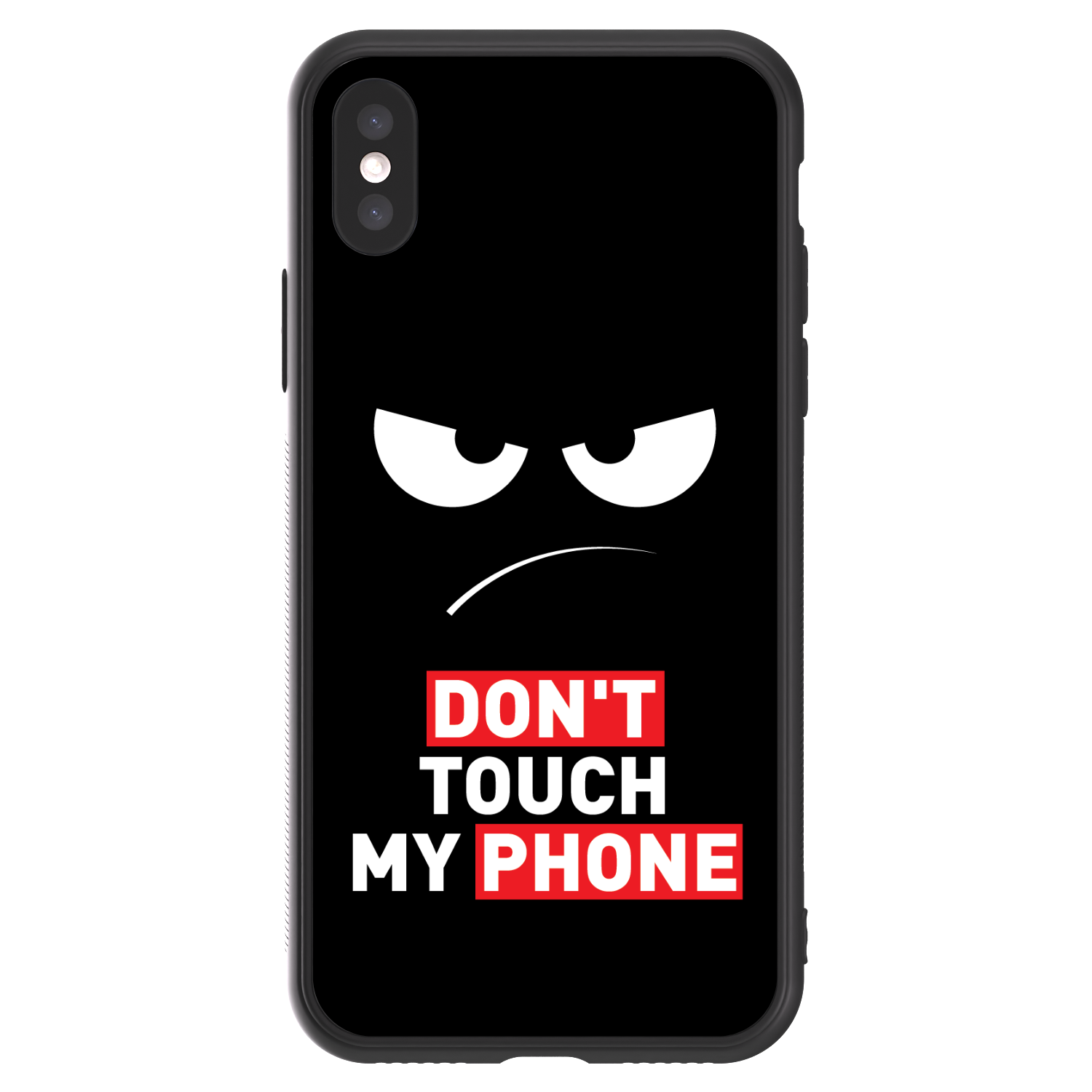 Picasee ULTIMATE CASE για Apple iPhone X/XS - Angry Eyes - Transparent