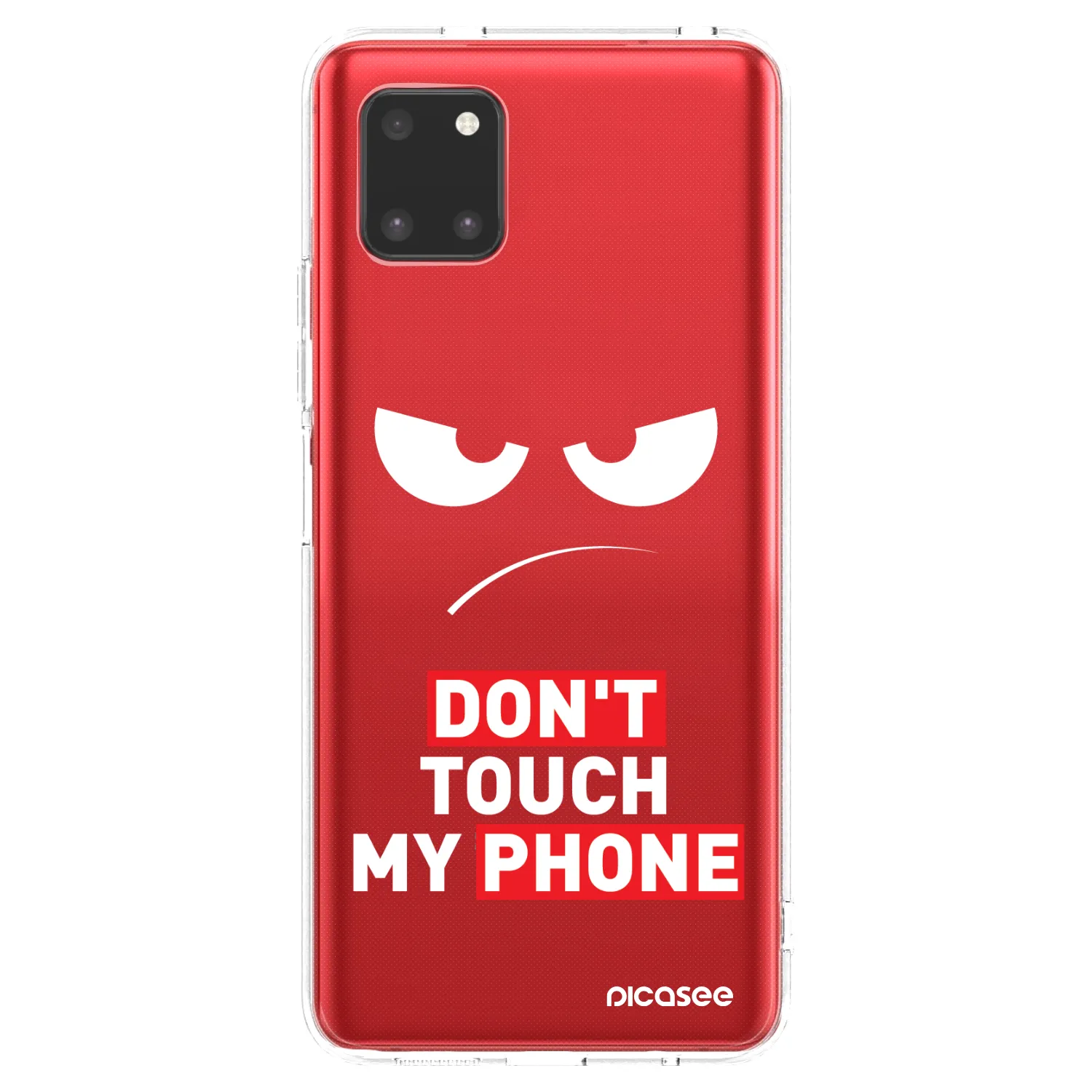 Picasee διαφανής θήκη σιλικόνης Samsung Galaxy Note 10 Lite N770F - Angry Eyes - Transparent