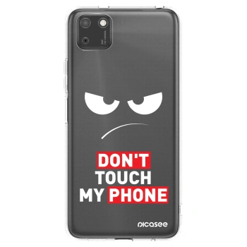 Picasee διαφανής θήκη σιλικόνης Huawei Y5P - Angry Eyes - Transparent