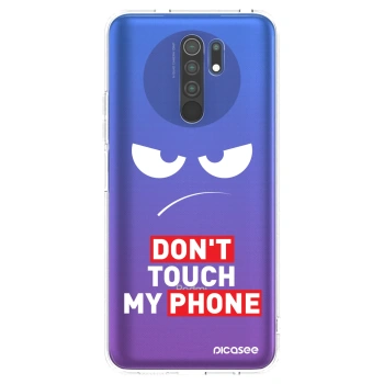 Picasee διαφανής θήκη σιλικόνης Xiaomi Redmi 9 - Angry Eyes - Transparent