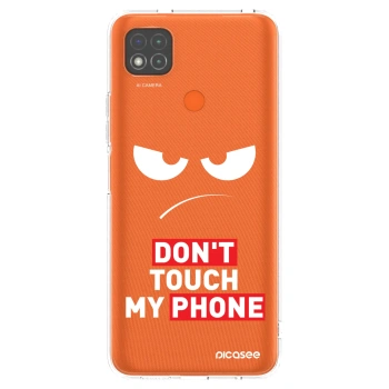 Picasee διαφανής θήκη σιλικόνης Xiaomi Redmi 9C - Angry Eyes - Transparent