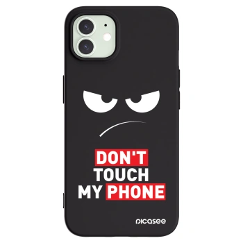 Picasee Μαύρη θήκη σιλικόνης για Apple iPhone 12 - Angry Eyes - Transparent