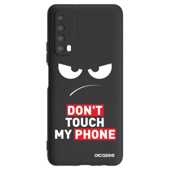 Picasee Μαύρη θήκη σιλικόνης για Huawei P Smart 2021 - Angry Eyes - Transparent