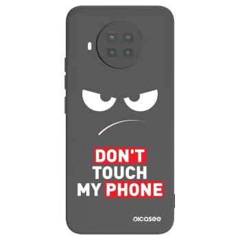 Picasee Μαύρη θήκη σιλικόνης για Xiaomi Mi 10T Lite - Angry Eyes - Transparent