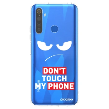 Picasee διαφανής θήκη σιλικόνης Realme 5 - Angry Eyes - Transparent