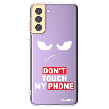 Picasee διαφανής θήκη σιλικόνης Samsung Galaxy S21+ 5G G996F - Angry Eyes - Transparent
