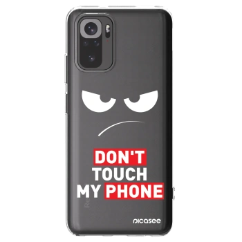 Picasee διαφανής θήκη σιλικόνης Xiaomi Redmi Note 10 - Angry Eyes - Transparent