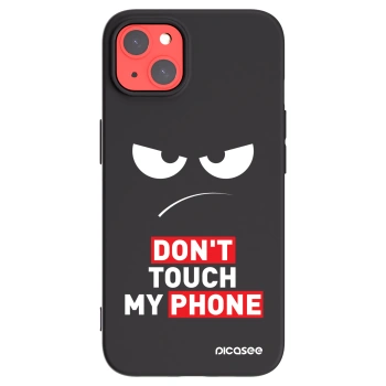 Picasee Μαύρη θήκη σιλικόνης για Apple iPhone 13 - Angry Eyes - Transparent