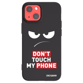 Picasee Μαύρη θήκη σιλικόνης για Apple iPhone 13 mini - Angry Eyes - Transparent