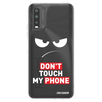 Picasee διαφανής θήκη σιλικόνης Xiaomi Redmi 9T - Angry Eyes - Transparent