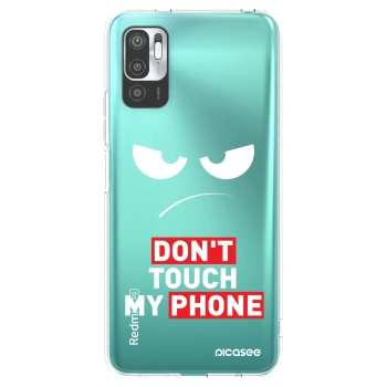 Picasee διαφανής θήκη σιλικόνης Xiaomi Redmi Note 10 5G - Angry Eyes - Transparent