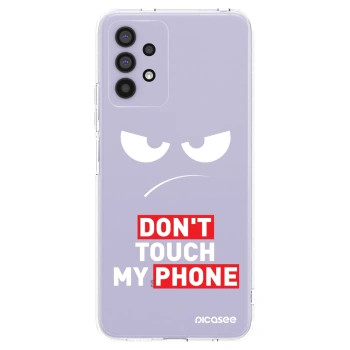 Picasee διαφανής θήκη σιλικόνης Samsung Galaxy A32 4G SM-A325F - Angry Eyes - Transparent