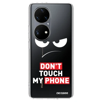 Θήκη για Huawei P50 - Angry Eyes - Transparent