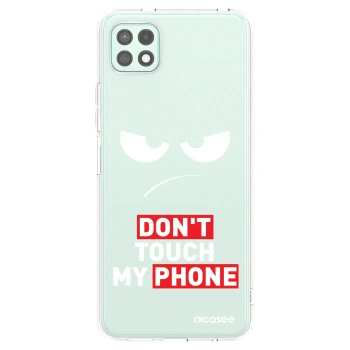 Picasee διαφανής θήκη σιλικόνης Samsung Galaxy A22 A226B 5G - Angry Eyes - Transparent