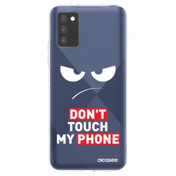 Picasee διαφανής θήκη σιλικόνης Samsung Galaxy A02s A025G - Angry Eyes - Transparent