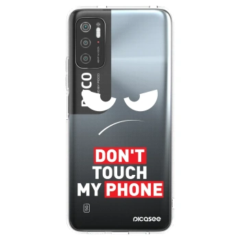 Picasee διαφανής θήκη σιλικόνης Xiaomi Poco M3 Pro 5G - Angry Eyes - Transparent