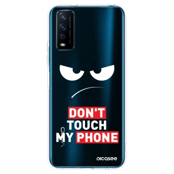 Picasee διαφανής θήκη σιλικόνης Vivo Y11s - Angry Eyes - Transparent