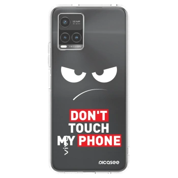 Picasee διαφανής θήκη σιλικόνης Vivo Y33s - Angry Eyes - Transparent
