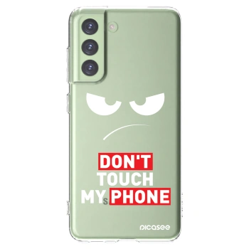 Picasee διαφανής θήκη σιλικόνης Samsung Galaxy S21 FE 5G - Angry Eyes - Transparent