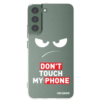 Picasee διαφανής θήκη σιλικόνης Samsung Galaxy S22+ 5G - Angry Eyes - Transparent