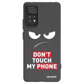 Picasee Μαύρη θήκη σιλικόνης για Xiaomi Redmi Note 11 Pro - Angry Eyes - Transparent
