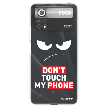 Picasee διαφανής θήκη σιλικόνης Xiaomi Poco X4 Pro 5G - Angry Eyes - Transparent