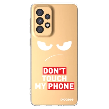 Picasee διαφανής θήκη σιλικόνης Samsung Galaxy A33 5G A336 - Angry Eyes - Transparent