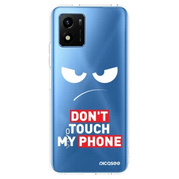 Picasee διαφανής θήκη σιλικόνης Vivo Y01 - Angry Eyes - Transparent