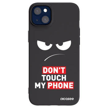 Picasee Μαύρη θήκη σιλικόνης για Apple iPhone 14 Plus - Angry Eyes - Transparent