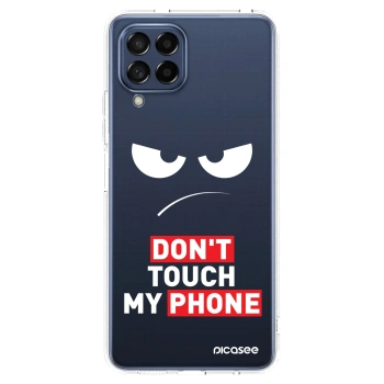 Picasee διαφανής θήκη σιλικόνης Samsung Galaxy M53 5G - Angry Eyes - Transparent