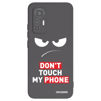 Picasee Μαύρη θήκη σιλικόνης για Xiaomi 12 Lite - Angry Eyes - Transparent