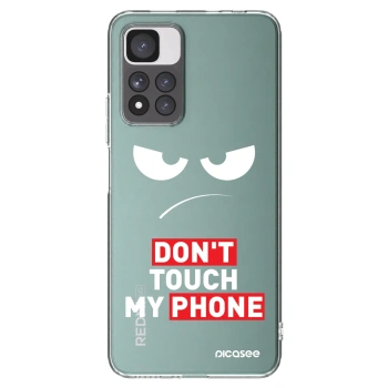 Picasee διαφανής θήκη σιλικόνης Xiaomi Redmi Note 11 Pro+ 5G - Angry Eyes - Transparent